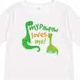 thumbnail image 4 of Inktastic My PawPaw Loves Me Boys Long Sleeve Toddler T-Shirt, 4 of 5