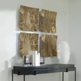 thumbnail image 4 of Uttermost Archive Organic Shape Contemporary Aluminum Wall Decor in Brass, 4 of 7