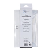 Mainstays Medium Weight PEVA Shower Liner, 54 x 78 for Bathroom Stall, Clear