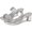 Silver, variant on Women's Ida 2 Dress Sandal White 7.5W