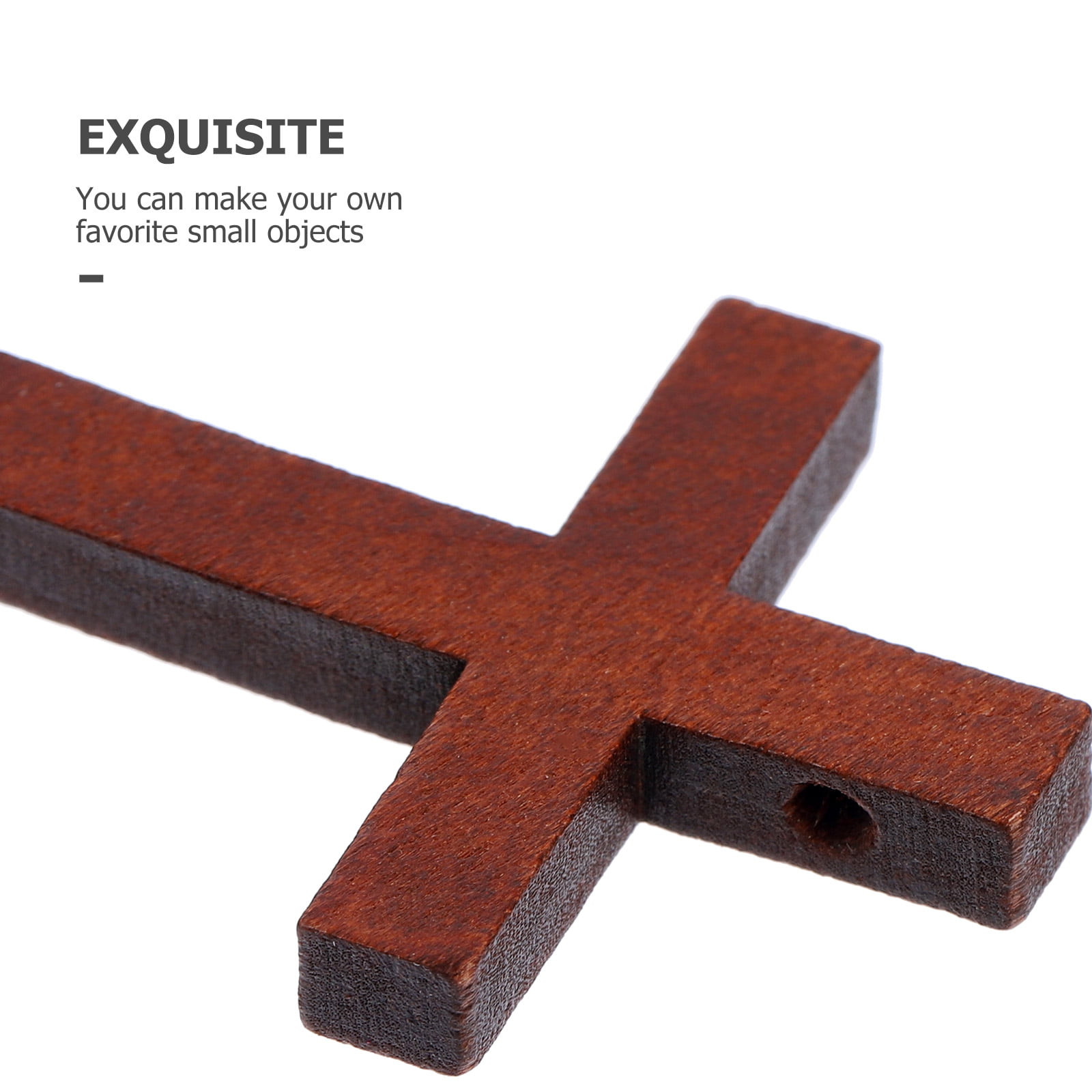 200Pcs 0.85x0.55Inch Wooden Cross Cross Wooden Crosses for Crafts Wood  Cross Charm Necklace – the best products in the Joom Geek online store