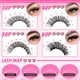 thumbnail image 3 of Extensiones de pestañas Cluster Wiwoseo, 560 unidades, Lash Clusters, rizo en forma de D, 3 of 7