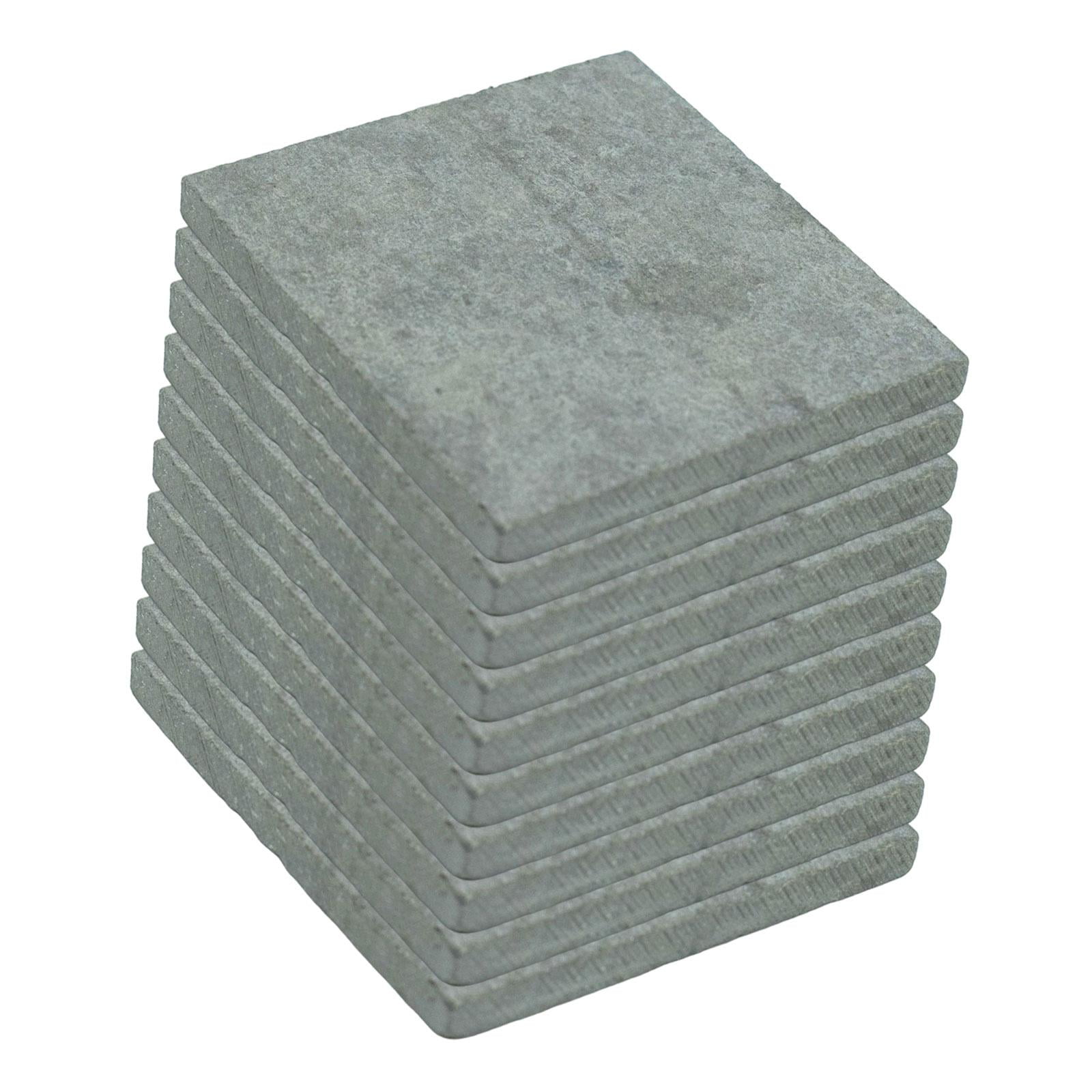 10 Pieces Cement Bricks Hobby Model Kits Cuttable Material for DIY Arts Crafts Building Projects Display