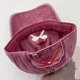 thumbnail image 4 of Gorra de béisbol para mujer, ajustable, clásica, baja, estampada, sin estructura, lisa, de poliéster., 4 of 4