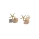 thumbnail image 3 of Guardurnaity 1 par de aretes femeninos de aleación de zinc, aretes brillantes de cristal, joyería de vacaciones, compromiso de boda, oro rosa Type3 NO3 Guardurnaity AP011380-03, 3 of 6
