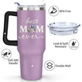 thumbnail image 2 of Mothers Day Gift for Mom Mug Cup 40 Oz Tumbler with Handle and Straw, Reusable Stainless Steel Water Bottle Leak Proof Insulated Travel Iced Coffee Cup Birthday Christmas Gift for Mom(L）, 2 of 3
