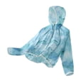 thumbnail image 4 of LRen Boys Rash Guard Hoodie UPF 50+ Long Sleeve Swim Shirt Kids Sun Protection Fishing Shirt Toddler to Youth Summer Beach Outdoor Tops, 4 of 6