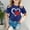 Blue, variant on Boy Clothes Country Flag T-Shirt T Shirt Short Sleeve Shirt Patriotic Pride Tee for Kids 6-7 Years
