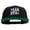 Black, variant on Yeah Yeah Logo Embroidered Wool Blend Prostyle Snapback - Navy OSFM