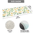 thumbnail image 3 of Haosy Ginger and Leaves Bathroom Rugs Non Slip Absorbent Soft Plush Quick Dry Bath Mat, 39"x20", 3 of 8