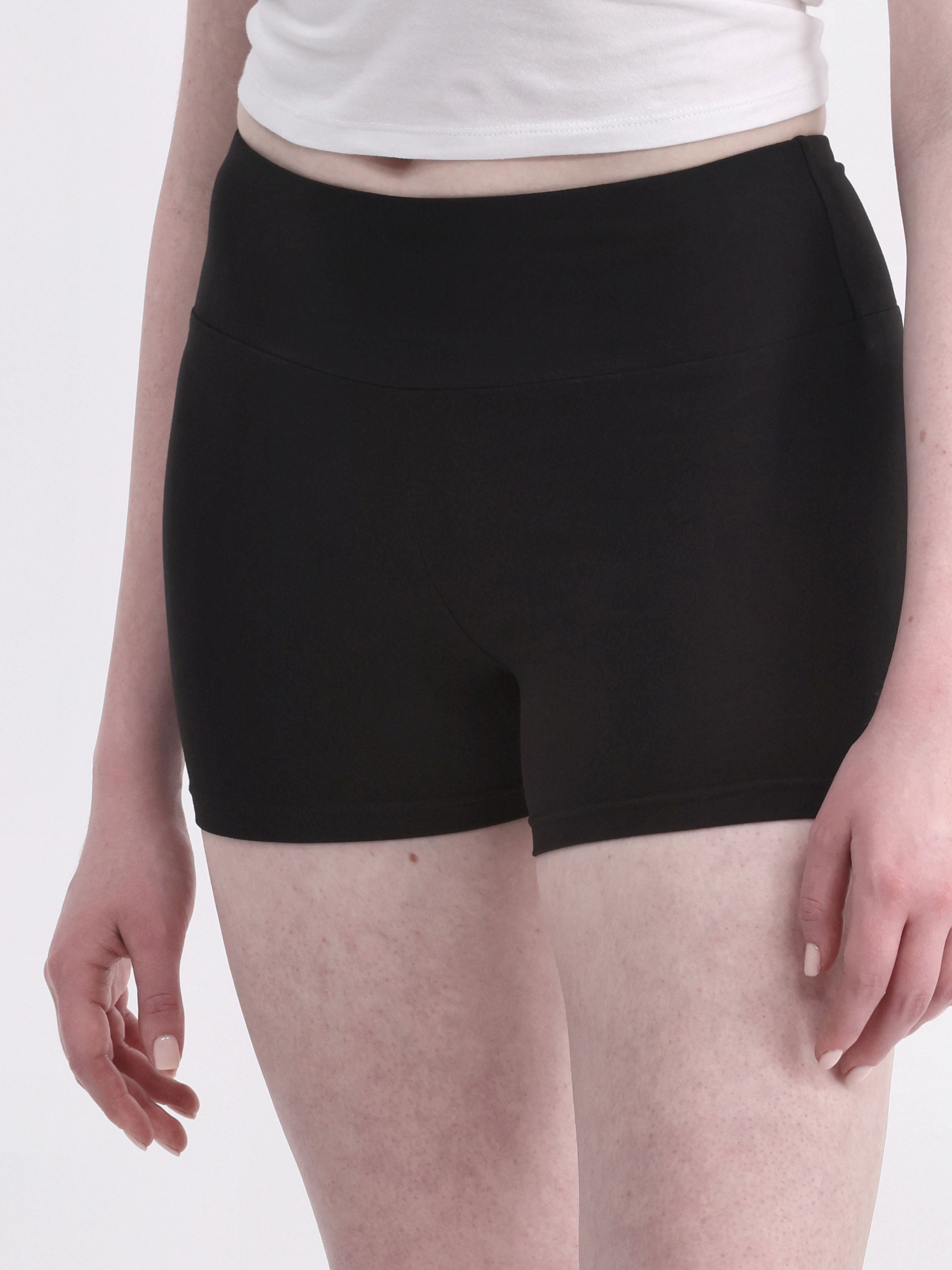No Boundaries Jersey Shorty Shorts, 3” Inseam, Women's
