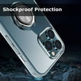 thumbnail image 5 of Case for iPhone 13 Pro Max, Clear Body Soft TPU Shockproof Case with 360 Degree Rotation Ring Kickstand(Work with Magnetic Car Mount) for iPhone 13 Pro Max 6.7 inch, Clear, 5 of 11