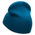 thumbnail image 2 of Skate Trick Embroidered 8 Inch Short Beanie - Aqua OSFM, 2 of 5