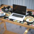 thumbnail image 3 of Long Mouse Pads for Desk,Pioneer Flower Floral Print Pattern Desk Mats on Top Of Desks, Desk Mouse Pad Extra Large with 3mm Non-Slip Base and Stitched Edge for Gaming,Office,Work,Home 35.4"x15.7", 3 of 6