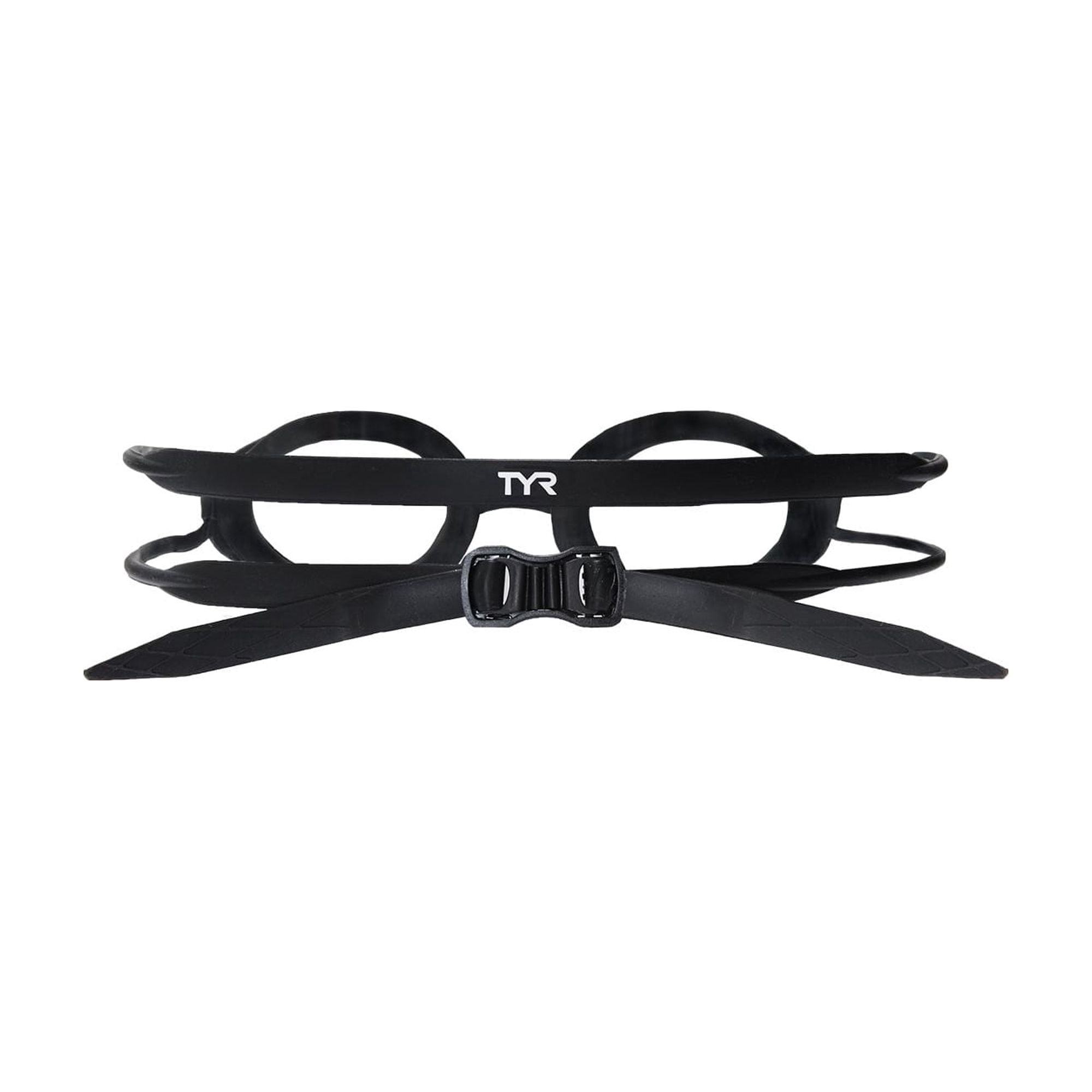 (2 pack) TYR Adult Fit Blackhawk Non-Mirrored Swim Goggle - Clear/Black