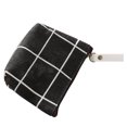 thumbnail image 1 of Coin Purse Cotton Linen Checked Coin Pouch Change Purse Mini Storage Pouch, 1 of 7