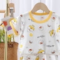 thumbnail image 5 of Ymyiu Toddler Baby Boy Summer Outfit Toddler Baby Boy Outfit Short Sleeve T-Shirt Top and Shorts Clothes Set 2T 3T (Yellow,2-3 Years), 5 of 6