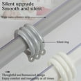 thumbnail image 3 of Single Curtain Rod Window Rods 3.3-9.8ft Roman Rod Heavy Duty Curtain Rods for Windows, Wall Mounting Aluminum Curtain Rod(Red,1.2m/3.9ft), 3 of 7