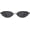 Black / Grey, variant on Retro Oval  Eye Sunglasses for Women Men, Small Slim  UV400 Sunnies AP3730