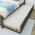 thumbnail image 5 of Max & Lily Twin Bed with Trundle, Classic Solid Wood Platform Bed with Panel Headboard, 5 of 10