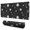 Black White Zodiac, variant on Long Mouse Pads for Desk,Colorful Skull Pattern Desk Mats on Top Of Desks, Desk Mouse Pad Extra Large with 3mm Non-Slip Base and Stitched Edge for Gaming,Office,Work,Home 31.5"x11.8"