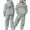 Grey, variant on Tween Outfits for Girls Sets Boys Long Sleeve Solid Warm Hoodie Pullover Tops Pants Kids Sweat Suit Cute Girls Fall Clothes Grey Size 12-13T
