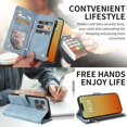 thumbnail image 2 of ETFAST Wallet Multi Card Zipper Magnetic Flip Leather Case For iPhone 15 Pro Max 15Pro 15Plus Shock Proof Phone Case, 2 of 6