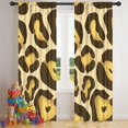 thumbnail image 5 of Blackout Kids Curtains,Gold and Brown Of Leopard Print Childrens Insulated Curtains Set Of 2,Bedroom Essentials,Toddler Room Decor 42"x84", 5 of 5
