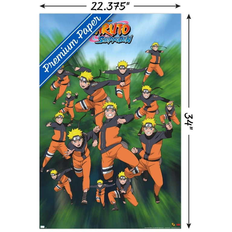 Naruto - Poses Wall Poster, 22.375