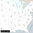 thumbnail image 2 of HISTORIX 2024 Updated United States Electoral College Votes by State Map Wall Art Print, 18 x 24 Inch, 2 of 7