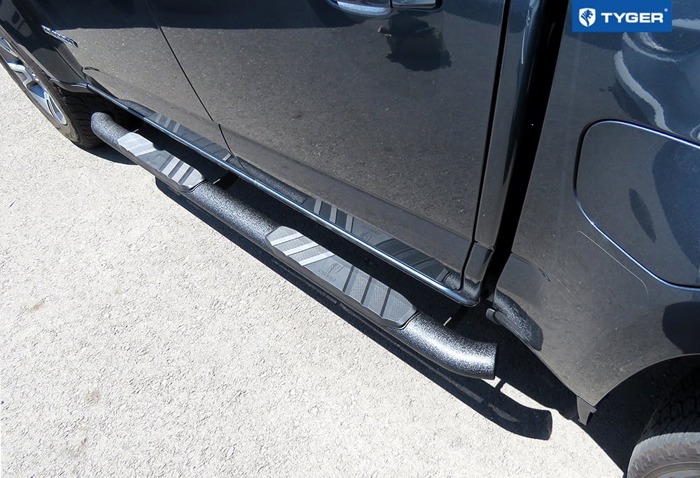Tyger Auto 3.5" Rider Running Boards Compatible with 2015-2026 Chevy Colorado GMC Canyon | Crew Cab | TG-SS2C35168 | Side Step Rail Nerf Bars