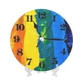 thumbnail image 7 of Kdxio Clock number Print Wall Clock,10 Inch Battery Operated Wall Clocks,Silent Non Ticking Small Analog Clock for Living Room,Office,Home,Bedroom,Kitchen,Bathroom, 7 of 7