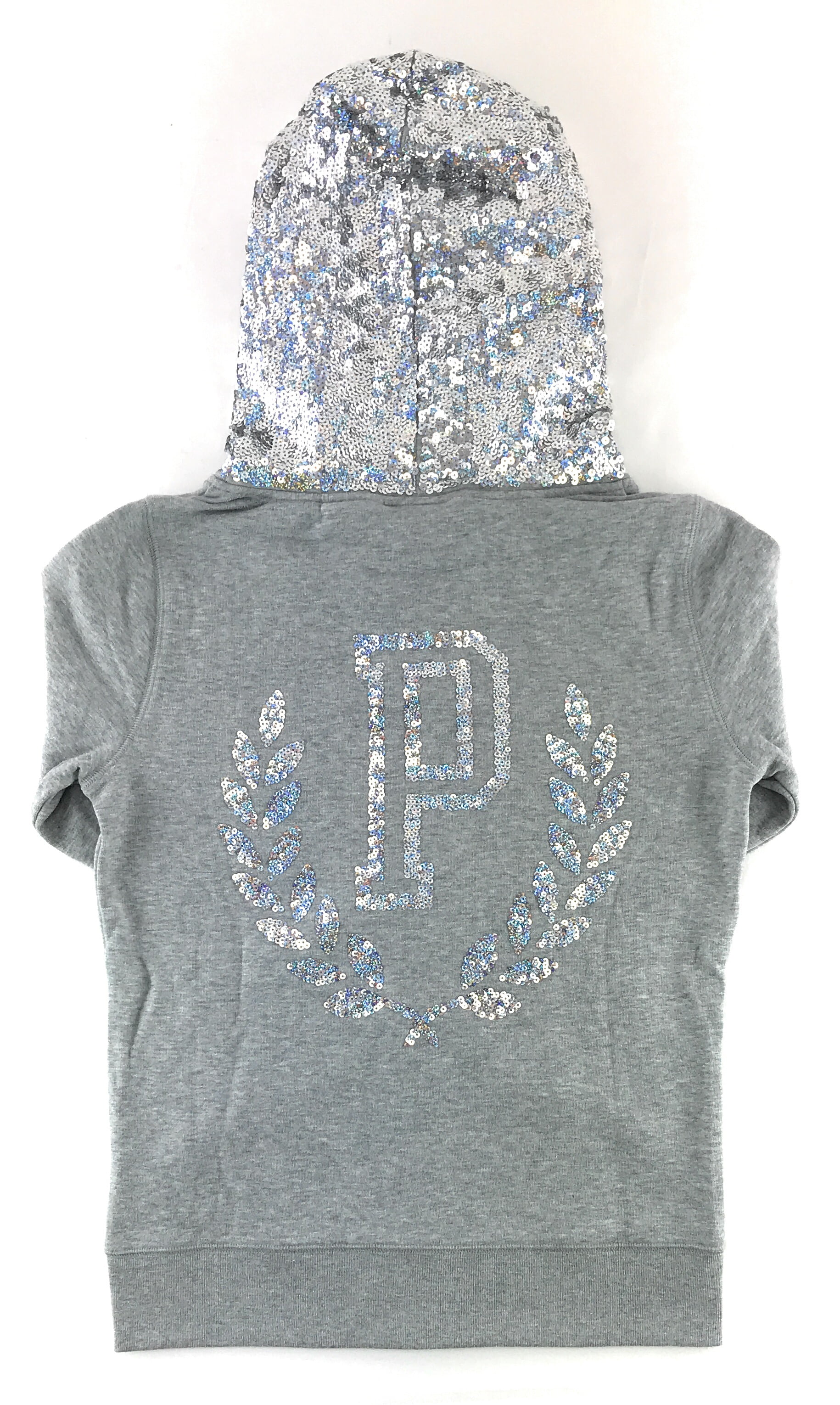 Black/Gray/White Color NWT Size Extra Small Victorias Secret Perfect Bling Bling Hoodie Pullover 