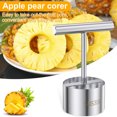 thumbnail image 4 of Juego de 2 descorazonadores de frutas de acero inoxidable para manzanas, juego de descorazonador y deshuesador fácil de usar con 2 tamaños, herramienta duradera para descorazonador de perlas, separado, 4 of 11