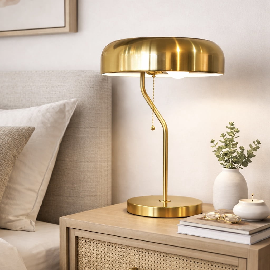Bed Side Nightstand Decorative Table Desk Lamp, Metro Table Lamp, 110~120V