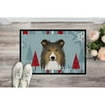 thumbnail image 2 of Winter Holiday Sheltie Door Mat, 2 of 2