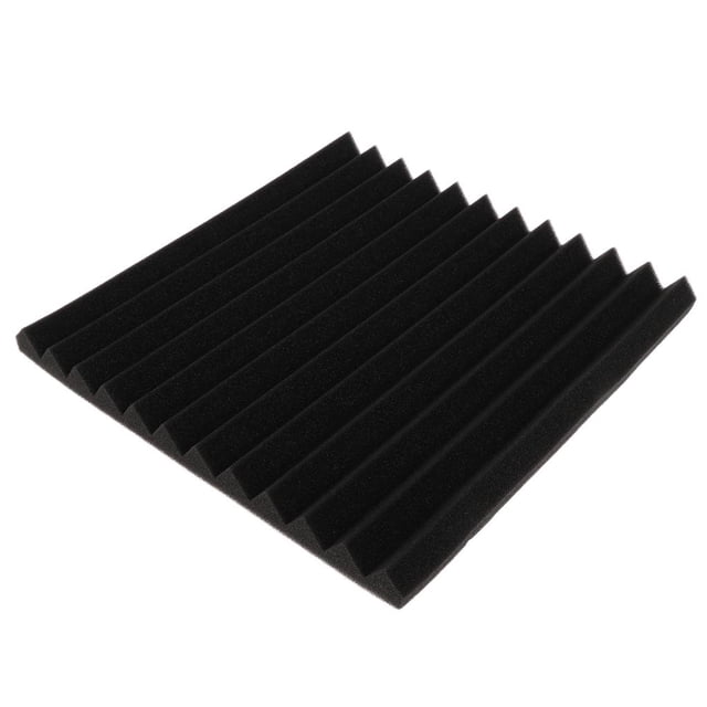 Tablero de espuma acústica para universal Tablero de aislamiento acústico de 30 *30 cm , Negro CUTICAT Panel de espuma acústica