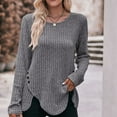 thumbnail image 2 of VERUGU Long Sleeve Shirts for Women Crew Neck Casual Tunic Tops Lightweight Pullover, 2 of 5