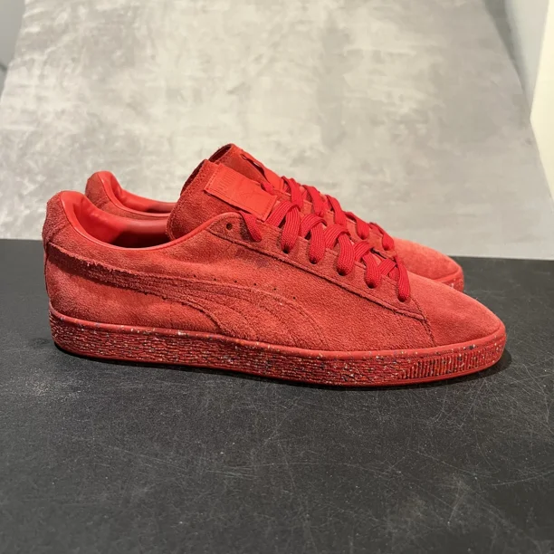 PU & MA Suede Classic Shoes Mens Size 12 Recycled Rubber Low Top 362841 01 Sneakers
