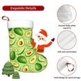 thumbnail image 7 of Cauagu Green Avocado for Christmas Stockings,1-Pack Large Xmas Stocking Holiday and Farmhouse Stocking Fit for Christmas Holiday Party Decoration(17.7*11 Inch), 7 of 7
