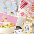 thumbnail image 4 of 50 piezas de diminutas abejas de resina, diseño de margaritas, con parte trasera plana, adornos de flores de abejas, con caja de almacenamiento, mini resina, abejas para manualidades,, 4 of 5
