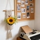 thumbnail image 4 of Organizador De Pared De Macramé, Cesta Colgante Tejida Artificial Para Decoración Del Hogar Y La Oficina, Blanco, 4 of 8