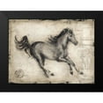 thumbnail image 2 of Harper, Ethan 24x19 Black Modern Framed Museum Art Print Titled - Roman Horse I, 2 of 5