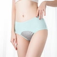 thumbnail image 5 of FINALGANG Girls Cartoon Prints High Waisted Briefs Kids Teen Breathable Stretchy Underwear For Casual Daily Wear Blue S, 5 of 7