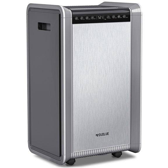 125 pt. 8,500 sq. ft. Commercial Dehumidifier  with 12-Hour Timer  in Metallics