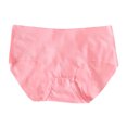 thumbnail image 2 of HUPOM High Waisted Underwear For Women Tummy Control Panties For Girls Briefs Casual Belt Elastic Waist Pink M, 2 of 3