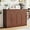 Brown, variant on Black Buffet Storage Cabinet with 4 Door, 49" W Coffee Bar Cabinet, Kitchen Buffet Sideboard for Living Room, Kitchen