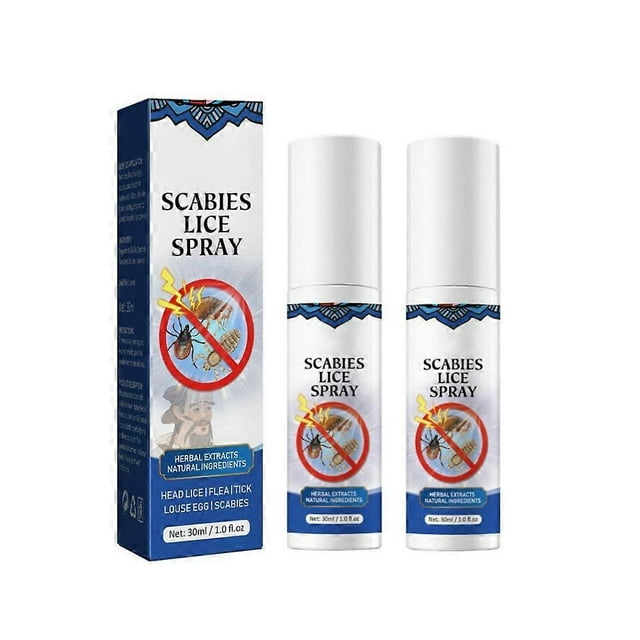 2pcs Lice Removal Spray For Head Lice Removal Head Lice Removal Spray Scabies Lice