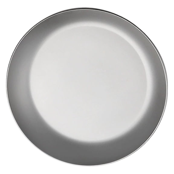 Pure Titanium Camping Plate, Medium Size Titanium Dish Plate, Ultralight Backpacking Plate, Rustproof Lightweight Titanium Plate, Japanese Style Outdoor Dinner Plate for Camping, Hiking, Picnic