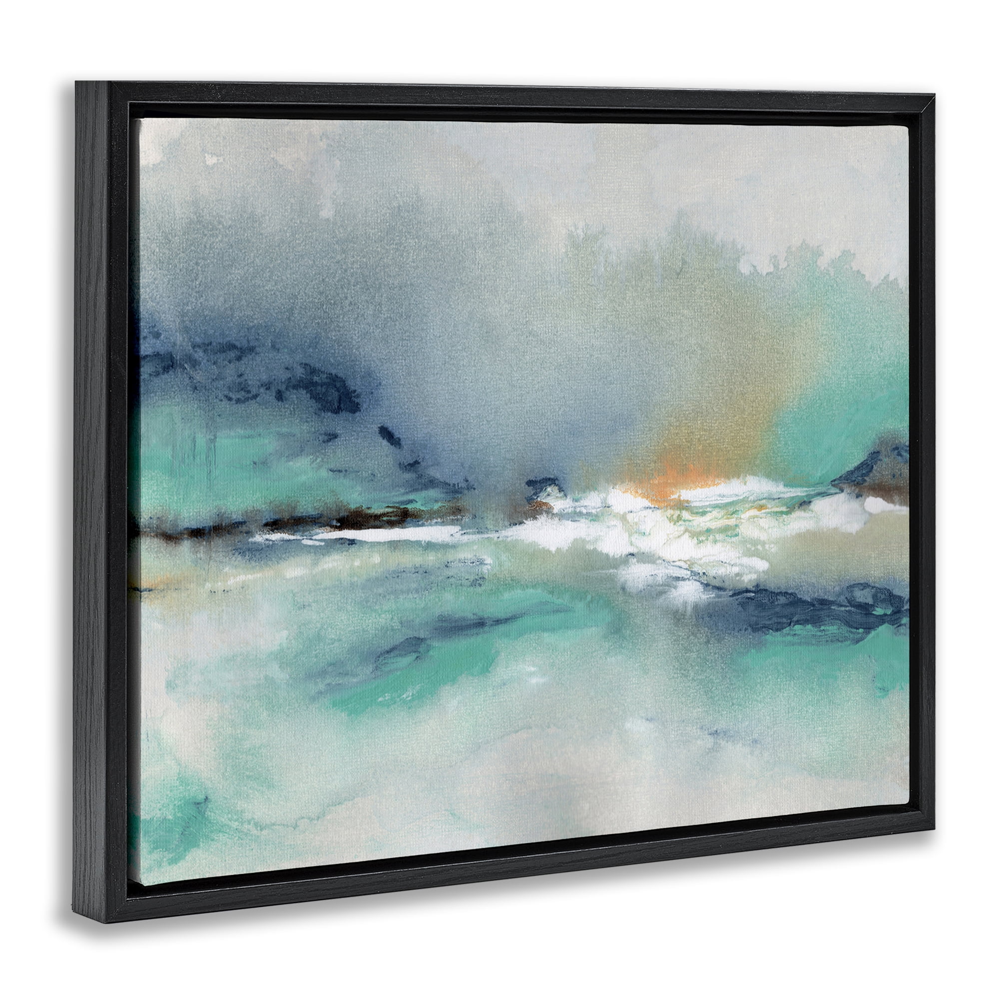 Stupell Industries Sun Bleached Crossing Black Framed Floater Canvas Wall Art, design by NLS Design